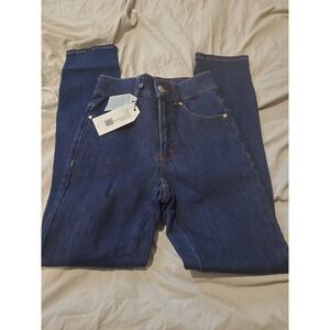 NWT Universal Standard RIVIERRA high Rise Skinny Indigo Women SZ 00‎ 28" inseam